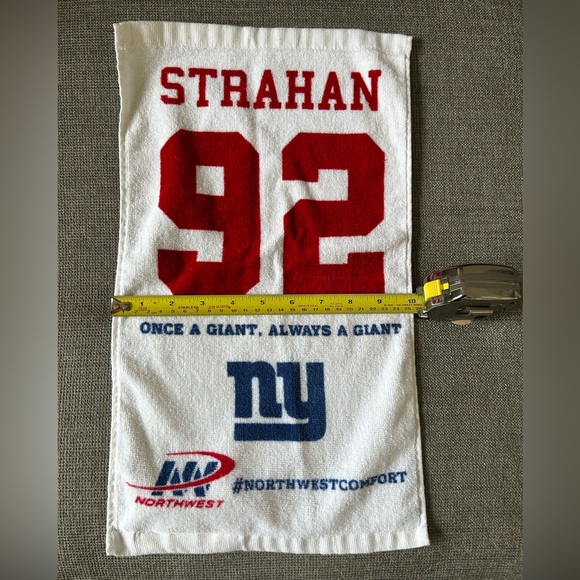 New York Giants Michael Strahan #92 Game Day Rally Towel - Picture 4 of 5